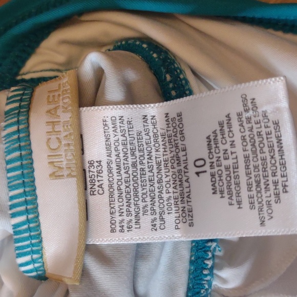Michael Kors NWT one piece skirted swimsuit - Picture 5 of 8